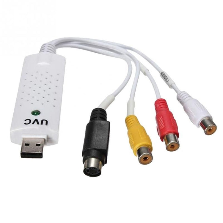 Portable USB 2.0 Audio Video Capture Card Adapter VHS to DVD Video Capture for Win7 / Win8/ XP/ Vista, Free Drive - Consumer Electronics by buy2fix | Online Shopping UK | buy2fix