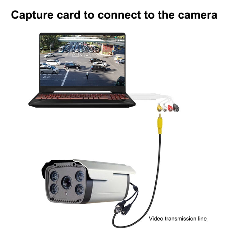 Portable USB 2.0 Audio Video Capture Card Adapter VHS to DVD Video Capture for Win7 / Win8/ XP/ Vista, Free Drive - Consumer Electronics by buy2fix | Online Shopping UK | buy2fix