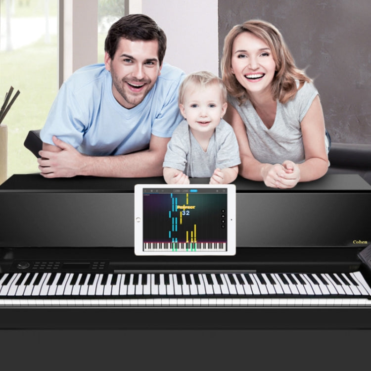 MIDI88 88-Key Hand-Rolled Foldable Piano Professional MIDI Soft Keyboard Simulated Practice Portable Electronic Piano(Black English) - Keyboard Instruments by buy2fix | Online Shopping UK | buy2fix