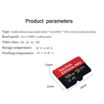 SanDisk U3 High-Speed Micro SD Card  TF Card Memory Card for GoPro Sports Camera, Drone, Monitoring 32GB(A1), Colour: Gold Card - Micro SD Card by SanDisk | Online Shopping UK | buy2fix