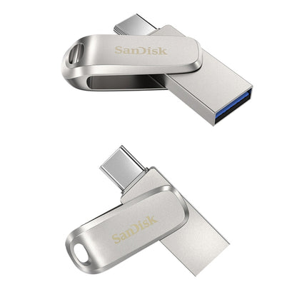 SanDisk Type-C + USB 3.1 Interface OTG High Speed Computer Phone U Disk, Colour: SDDDC4 Silver Metal Shell, Capacity: 64GB - USB Flash Drives by SanDisk | Online Shopping UK | buy2fix