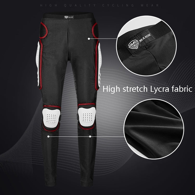 SULAITE Motorcycle Cross-Country Riding Trousers Protective Hip Pants, Specification: M(Black) - Protective Gear by SULAITE | Online Shopping UK | buy2fix