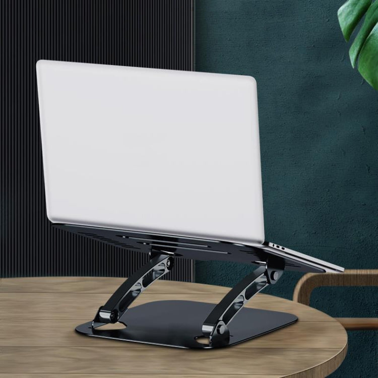 N8 Laptop Holder Aluminum Alloy Laptop Holder(Black) - Computer & Networking by buy2fix | Online Shopping UK | buy2fix