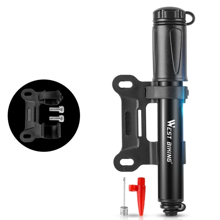 West Biking Bicycle High Pressure Pump Mini Portable Basketball Inflator With Hose(Black) - In Car by West Biking | Online Shopping UK | buy2fix