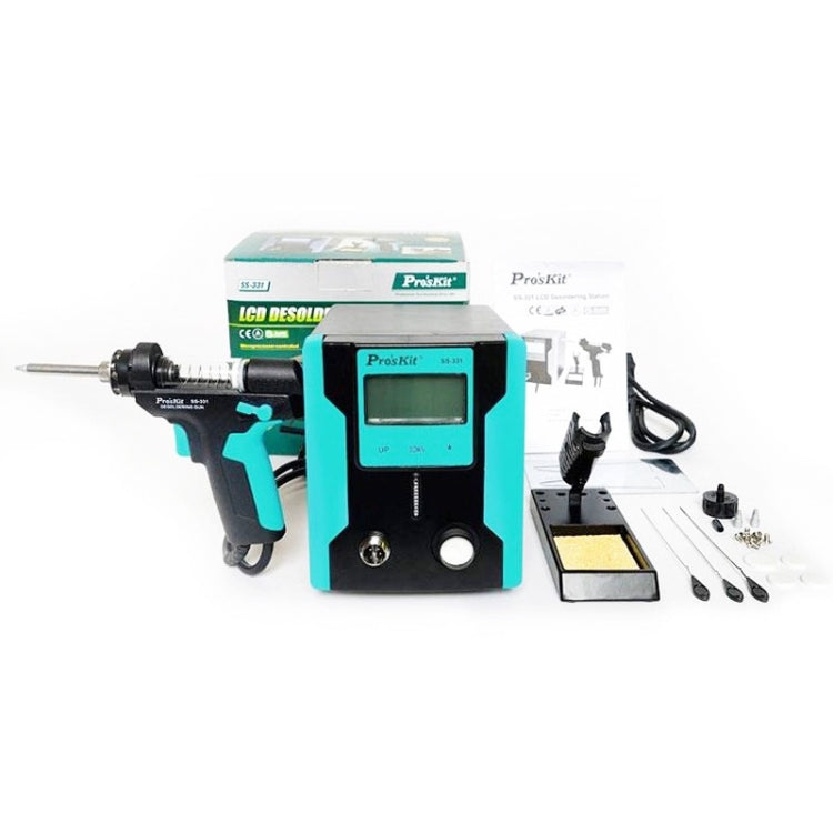 ProsKit SS-331H Electric Heat Tin Suction Device Fully Automatic Suction Pump Desoldering Machine - Soldering Iron Set by ProsKit | Online Shopping UK | buy2fix