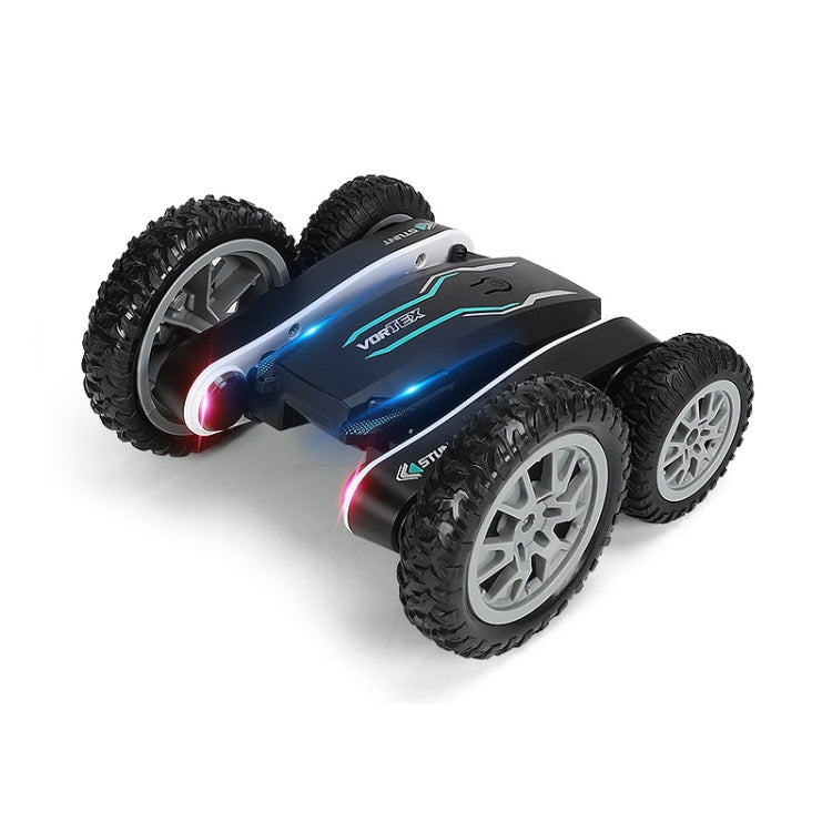 1:24 2.4G Flowering Stunt Car RC Double Deformation Remote Control Car Twisting Rotating Toy Car(Black) - RC Cars by buy2fix | Online Shopping UK | buy2fix