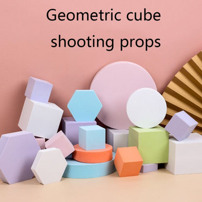 8 PCS Geometric Cube Photo Props Decorative Ornaments Photography Platform, Colour: Large Purple Square - Camera Accessories by buy2fix | Online Shopping UK | buy2fix