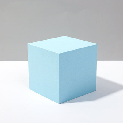 8 PCS Geometric Cube Photo Props Decorative Ornaments Photography Platform, Colour: Small Light Blue Square - Camera Accessories by buy2fix | Online Shopping UK | buy2fix