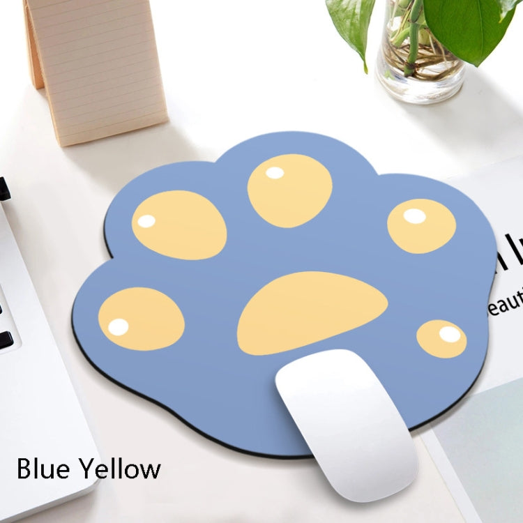 3 PCS XH12 Cats Claw Cute Cartoon Mouse Pad, Size: 280 x 250 x 3mm(Blue Yellow) - Mouse Pads by buy2fix | Online Shopping UK | buy2fix