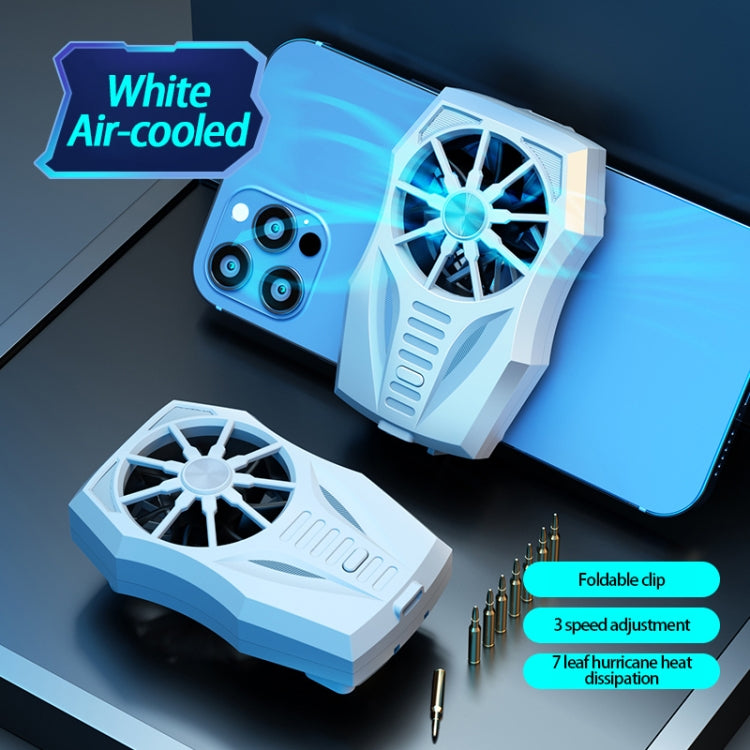 Mobile Phone Radiator Game Chase Drama Cooling Radiator, Style: GT05 Wind Cool (White) - Cooling Fan Radiator by buy2fix | Online Shopping UK | buy2fix