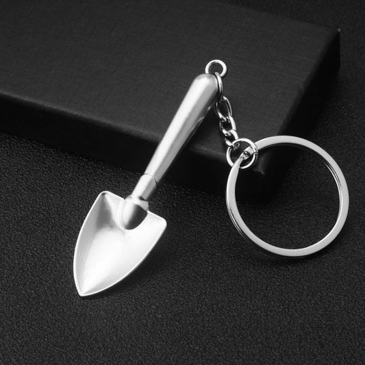 10 PCS Tool Metal Keychain Car Key Ring Pendant, Colour: H-556 Shovel - Key Rings by buy2fix | Online Shopping UK | buy2fix