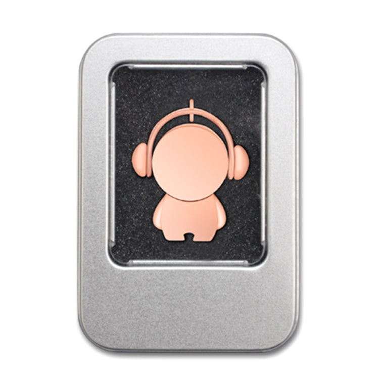 Y01 Metal Musician Car Cartoon Style U Disk, Capacity: 8GB(Rose Gold) - USB Flash Drives by buy2fix | Online Shopping UK | buy2fix