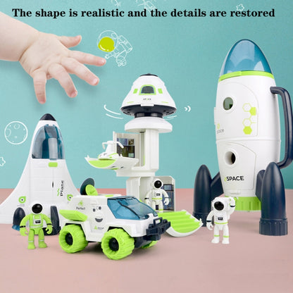 Simulation Sound And Light DIY Assembled Aviation Model Science And Education Toys, Colour: Rocket - Model Toys by buy2fix | Online Shopping UK | buy2fix