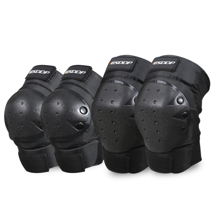 4 PCS / Set BSDDP BSD1006 Motorcycle Breathable Anti-Fall Short Knee And Elbow Pads Off-Road Rider Equipment Protective Gear - In Car by buy2fix | Online Shopping UK | buy2fix