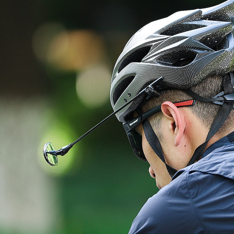 2 PCS WEST BIKING Mountain Road Bike Helmet Mini Reflective Convex Rearview Mirror - Outdoor & Sports by buy2fix | Online Shopping UK | buy2fix