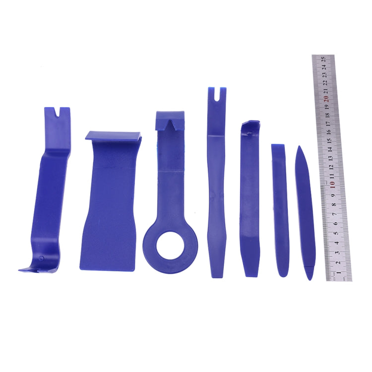 7 PCS Car Audio Conversion Tool DVD Audio Door Panel Disassembly Instrument Panel Disassemble Set Tool(Blue) - In Car by buy2fix | Online Shopping UK | buy2fix