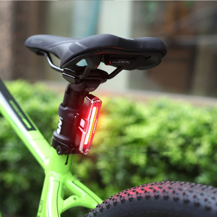 Bicycle Light USB Charging LED Warning Light Night Riding COB Tail Light, Specification: 7505B Red White Light - Taillights by buy2fix | Online Shopping UK | buy2fix