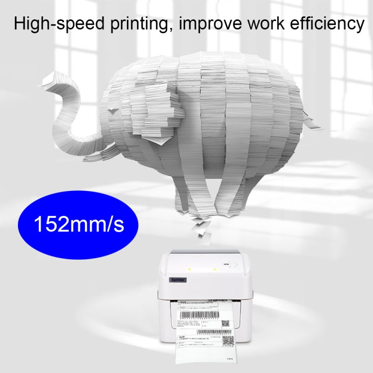 Xprinter XP-420B 108mm Express Order Printer Thermal Label Printer, Style:USB+WIFI(AU Plug) - Consumer Electronics by Xprinter | Online Shopping UK | buy2fix