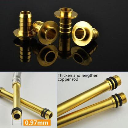 4 PCS Weave Stainless Steel Flexible Plumbing Pipes Cold Hot Mixer Faucet Water Pipe Hoses High Pressure Inlet Pipe, Specification: 70cm 3.5cm Copper Rod - Home & Garden by buy2fix | Online Shopping UK | buy2fix