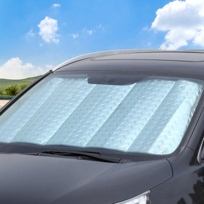 SHUNWEI 2 PCS Car Front Windshield Sunshade Summer Sun Protection And Heat Insulation Shading Board, Size: R-3920 130x60cm (Hatchback) - In Car by SHUNWEI | Online Shopping UK | buy2fix