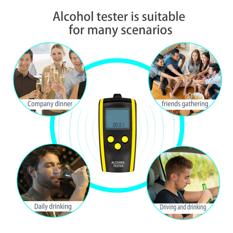 HT-611 Alcohol Tester High Resolution Audio Breathing Alcohol Tester - In Car by buy2fix | Online Shopping UK | buy2fix