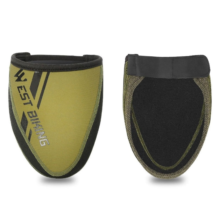 WEST BIKING Bicycle Riding Half Palm Windproof And Warm Lock Shoe Cover, Size: XL(Army Green) - Others by WEST BIKING | Online Shopping UK | buy2fix