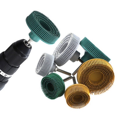 Electric Drill Disc Brush Emery Deburring Polishing Rubber Sanding Brush, Style: 2 Inch Green - Abrasive Tools & Accessories by buy2fix | Online Shopping UK | buy2fix