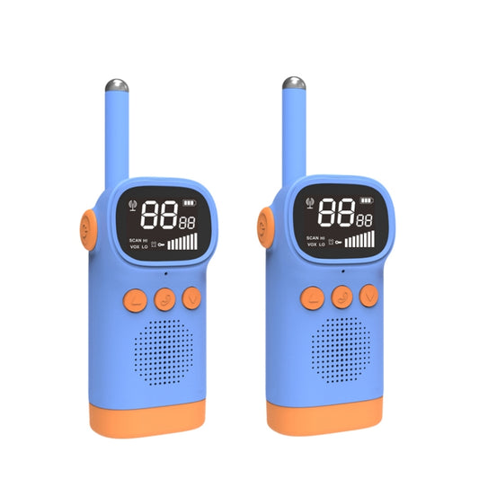 D20 Walkie-Talkie Children Toy Mini Wireless Call Interactive Toy, Colour: Blue + Blue - Consumer Electronics by buy2fix | Online Shopping UK | buy2fix