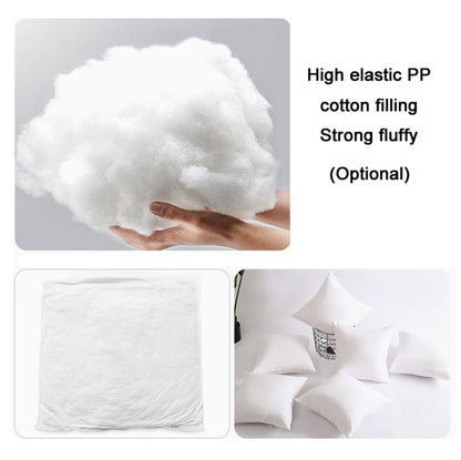 Double-sided Sequin Plush Pillowcase + Pillow Home Living Room Sofa Cushion, Specification: 40x40cm(39 Lightning Sequins White) - Home & Garden by buy2fix | Online Shopping UK | buy2fix