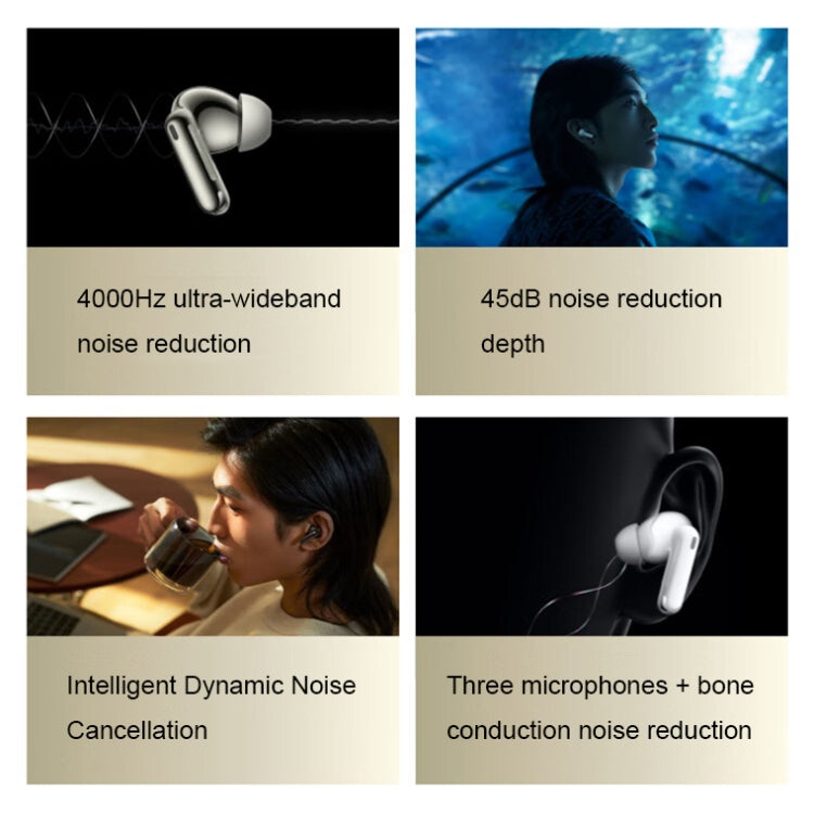 OPPO Enco X2 Wireless In-Ear Active Noise Reduction Gaming Bluetooth Earphones, Style:Wireless Charging (Black) - Bluetooth Earphone by OPPO | Online Shopping UK | buy2fix