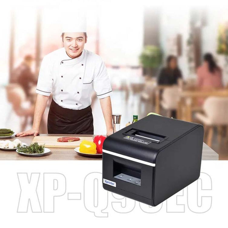 Xprinter XP-Q90EC 58mm Portable Express List Receipt Thermal Printer, Style:USB Port(EU Plug) - Printer by Xprinter | Online Shopping UK | buy2fix