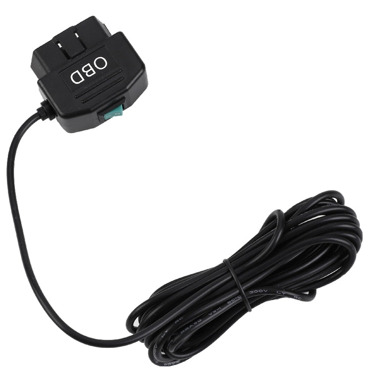 H507 Driving Recorder OBD Step-down Line Car ACC Three-Core Power Cord 12/24V To 5V 3A Low Pressure Protection Line, Specification: Mini Right Elbow - In Car by buy2fix | Online Shopping UK | buy2fix