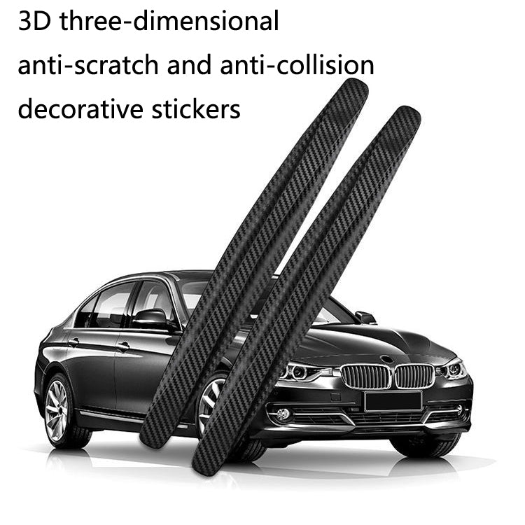 4 Pairs Car Front Rear Bumper Anti-Collision And Anti-Scratch Strips Body Scratch Decoration Stickers, Color: Red - In Car by buy2fix | Online Shopping UK | buy2fix