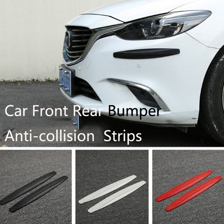 4 Pairs Car Front Rear Bumper Anti-Collision And Anti-Scratch Strips Body Scratch Decoration Stickers, Color: Gray - In Car by buy2fix | Online Shopping UK | buy2fix