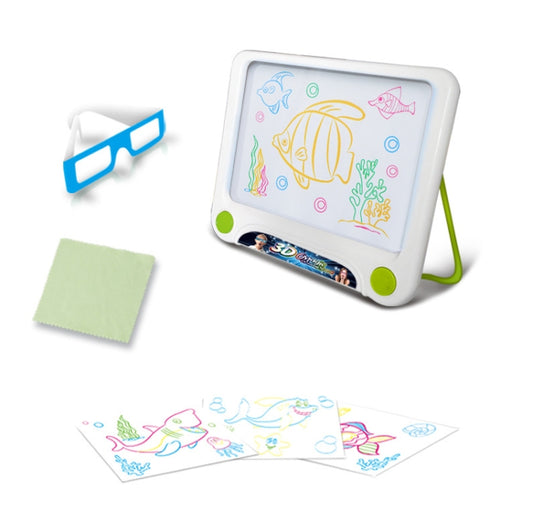 Multifunctional Luminous 3D Children Drawing Board, Without Watercolor Pen, Style: 3D Ocean - Drawing Toys by buy2fix | Online Shopping UK | buy2fix