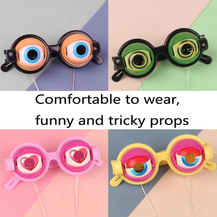 3 PCS Children Funny Glasses Toys Amusing Tricky Props(Pink Yellow) -  by buy2fix | Online Shopping UK | buy2fix