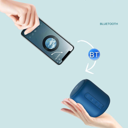 F9 TWS Mini Portable Bluetooth Speaker Support TF Card(No FM-Blue) - Mini Speaker by buy2fix | Online Shopping UK | buy2fix