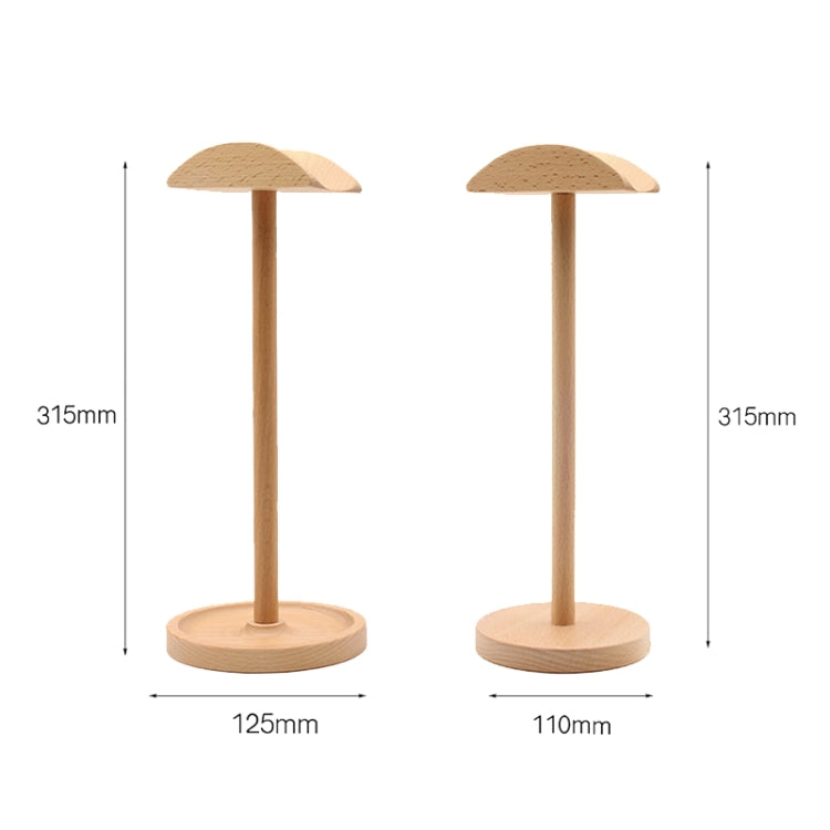 AM-EJZJ001 Desktop Solid Wood Headset Display Stand, Style: F - Apple Accessories by buy2fix | Online Shopping UK | buy2fix