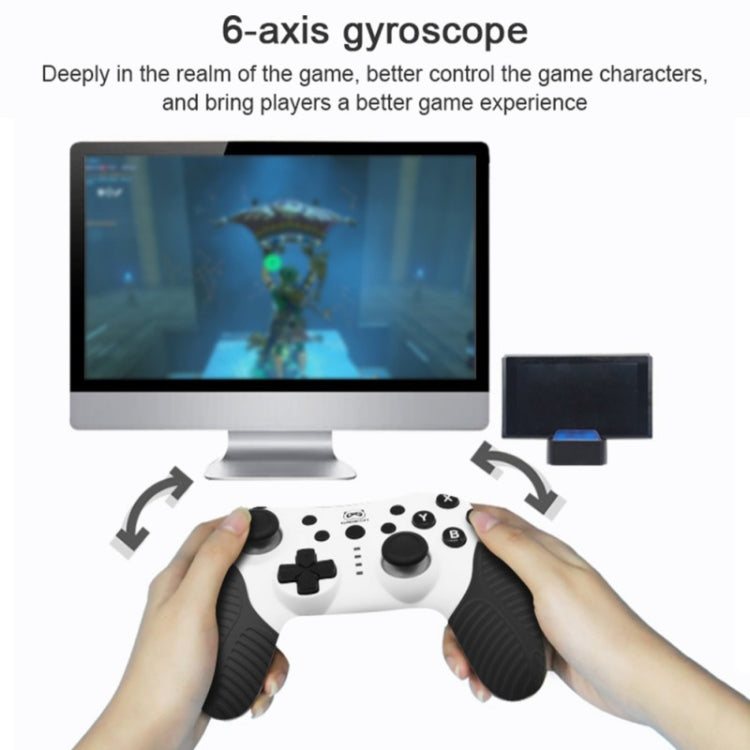 SW510 Wireless Bluetooth Controller With Vibration For Switch Pro(Red Blue) - Gamepads by buy2fix | Online Shopping UK | buy2fix