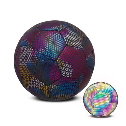MILACHIC Night Light Football PU Opera Sewed School Training Football(No.4 Reflective Colorful Light Version 5055) - Balls by MILACHIC | Online Shopping UK | buy2fix