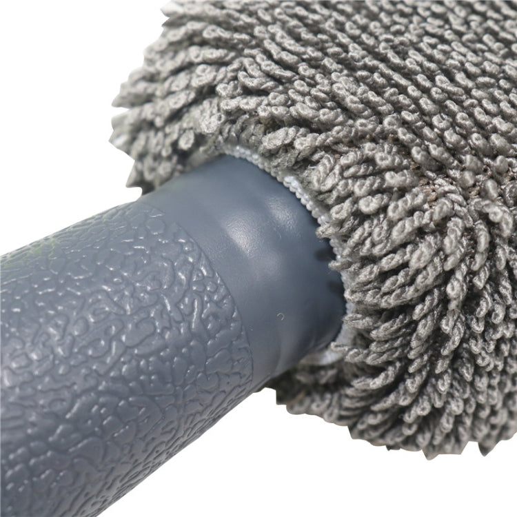 4 PCS  Fiber Long Shank Tire Brush(Grey) - In Car by buy2fix | Online Shopping UK | buy2fix