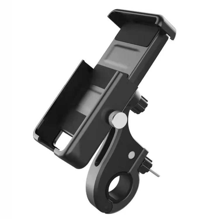 QX-21 Aluminum Alloy Bicycle Shockproof Riding Navigation Mobile Phone Holder(Black) - Outdoor & Sports by buy2fix | Online Shopping UK | buy2fix