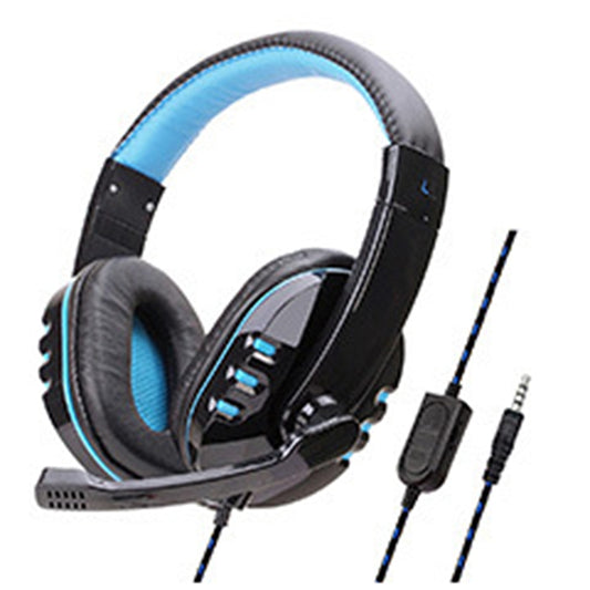 Soyto SY733MV Gaming Computer Headset For PS4 (Black Blue) - Multimedia Headset by Soyto | Online Shopping UK | buy2fix
