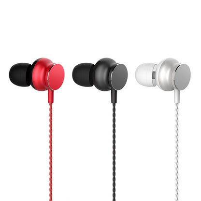 2 PCS TS118 3.5mm Metal In-Ear Wired Game Earphone(Red) - In Ear Wired Earphone by buy2fix | Online Shopping UK | buy2fix