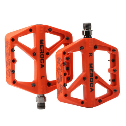 MEROCA Mountain Bike Nylon Pedal(Orange) - Pedals by MEROCA | Online Shopping UK | buy2fix