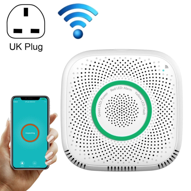 TY-GSA-87 Smart Home WIFI Gas Detector, Specification: UK Plug - Security by buy2fix | Online Shopping UK | buy2fix