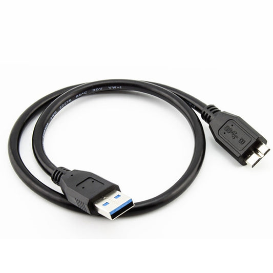 USB 3.0 Male To Micro USB HDD Data Cord For External Mobile HDD,Cable Length:1.8m(Black) -  by buy2fix | Online Shopping UK | buy2fix