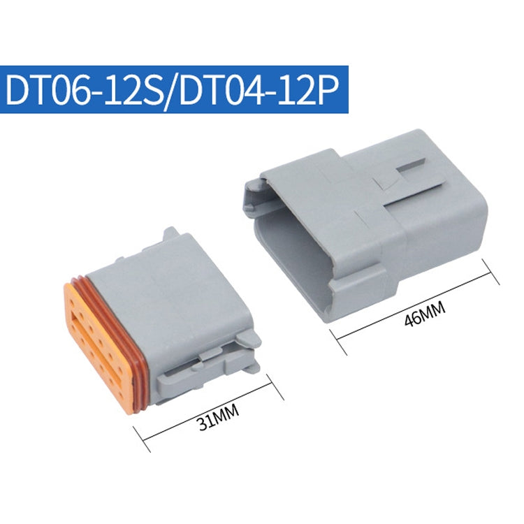 DT04-12P / DT06-12S With Copper Car Waterproof Connector Conductive Connection Terminal - In Car by buy2fix | Online Shopping UK | buy2fix