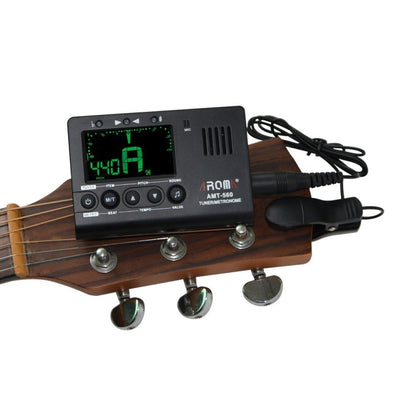 ROM Electronic Metronome Rhythm Acoustic Guitar Tuner(AMT-560) - Stringed Instruments by buy2fix | Online Shopping UK | buy2fix