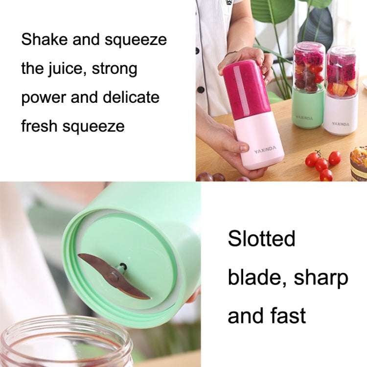 YAXINDA Mini Juicer Portable Home Dormitory USB Fruit And Vegetable Machine(Pink) - Home & Garden by buy2fix | Online Shopping UK | buy2fix